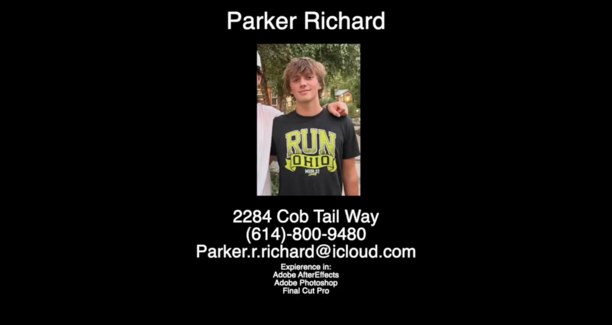 Parker Richard's Junior year Portfolio